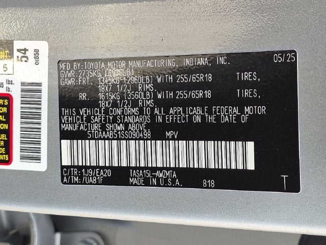 2025 Toyota Grand Highlander XLE