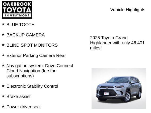 2025 Toyota Grand Highlander XLE