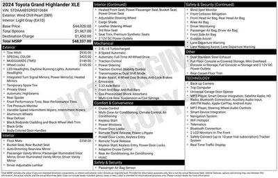2024 Toyota Grand Highlander XLE