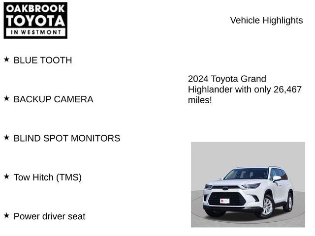 2024 Toyota Grand Highlander XLE