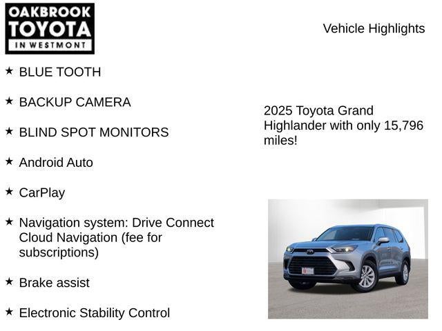 2025 Toyota GRAND HIGHLANDER XLE