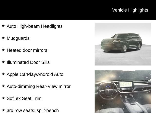 2026 Toyota Grand Highlander XLE