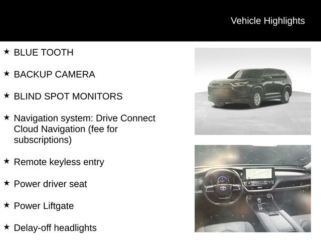 2026 Toyota Grand Highlander XLE