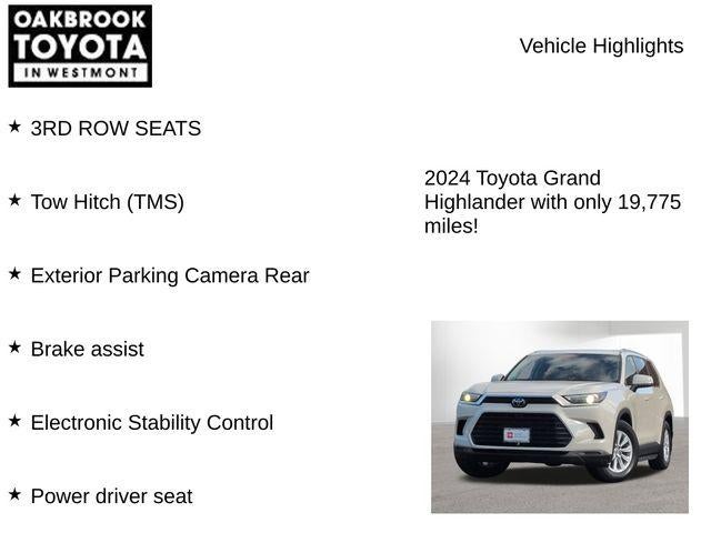 2024 Toyota GRAND HIGHLANDER XLE