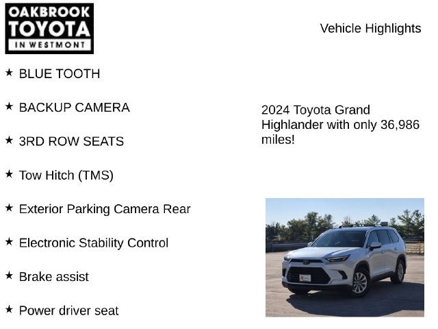 2024 Toyota Grand Highlander XLE