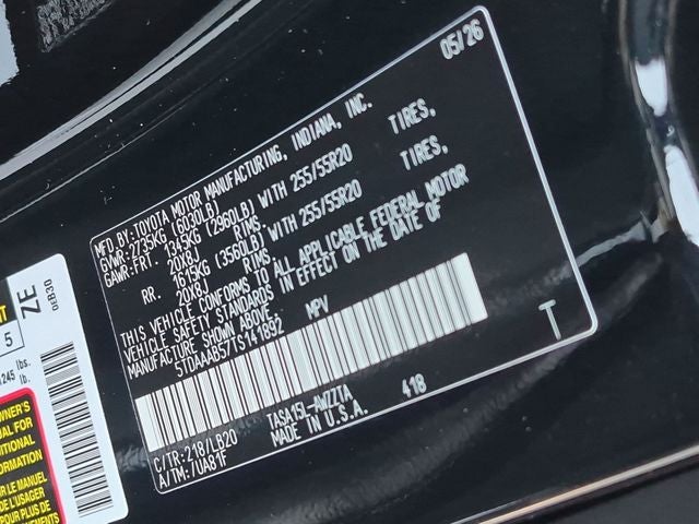 2026 Toyota Grand Highlander Platinum