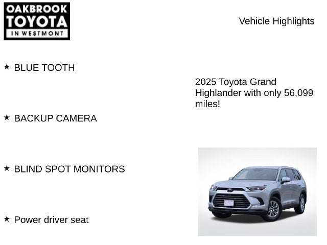 2025 Toyota Grand Highlander XLE