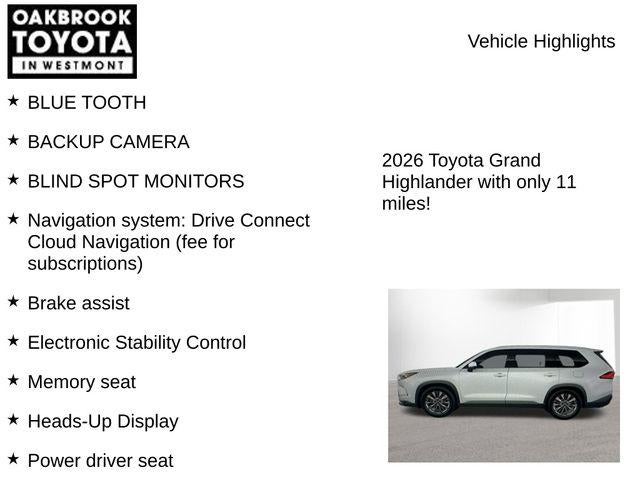 2026 Toyota GRAND HIGHLANDER Platinum