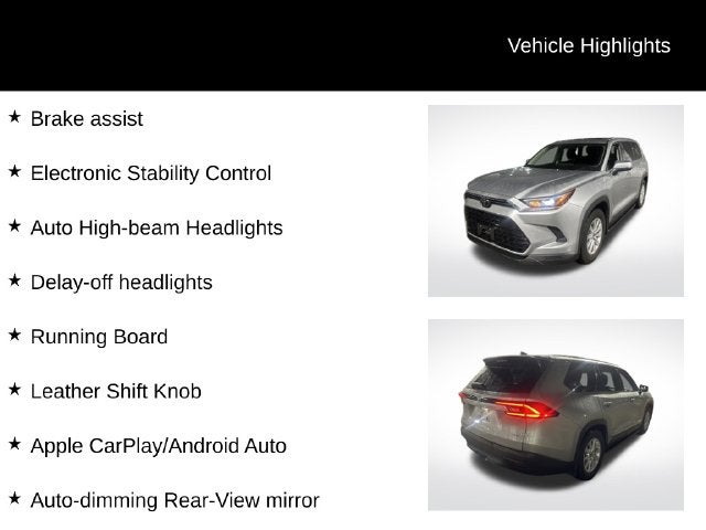 2025 Toyota Grand Highlander Hybrid XLE