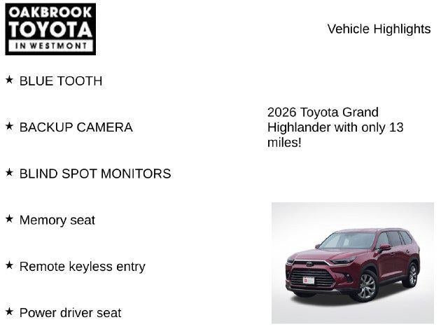 2026 Toyota Grand Highlander Hybrid Limited