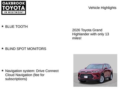 2026 Toyota Grand Highlander Hybrid XLE