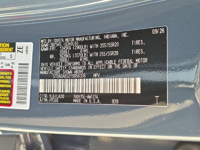 2026 Toyota Grand Highlander Hybrid MAX Platinum