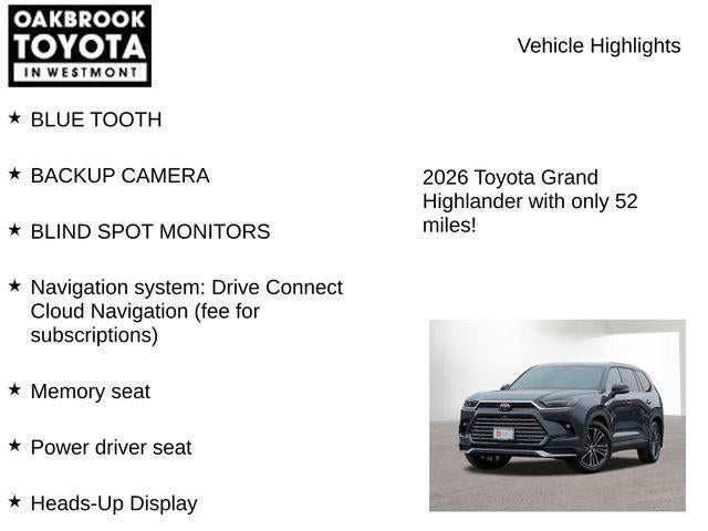 2026 Toyota GRAND HIGHLANDER HEV MAX Platinum