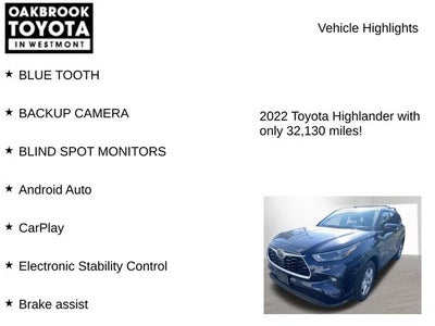 2022 Toyota Highlander LE