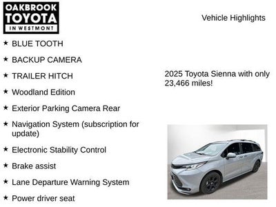 2025 Toyota Sienna Woodland Edition 7 Passenger