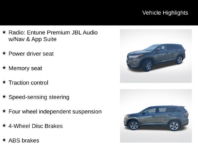 2016 Toyota Highlander Limited