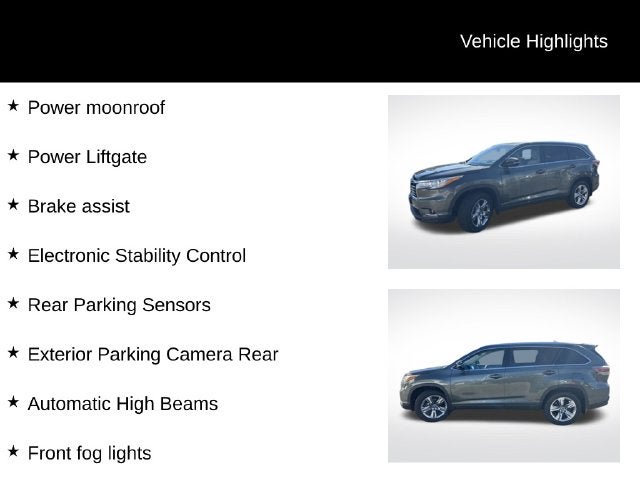 2016 Toyota Highlander Limited