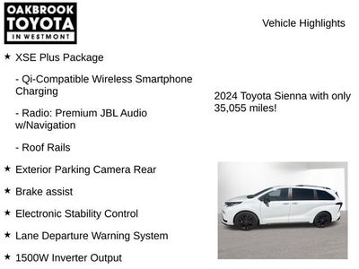 2024 Toyota Sienna XSE 7 Passenger