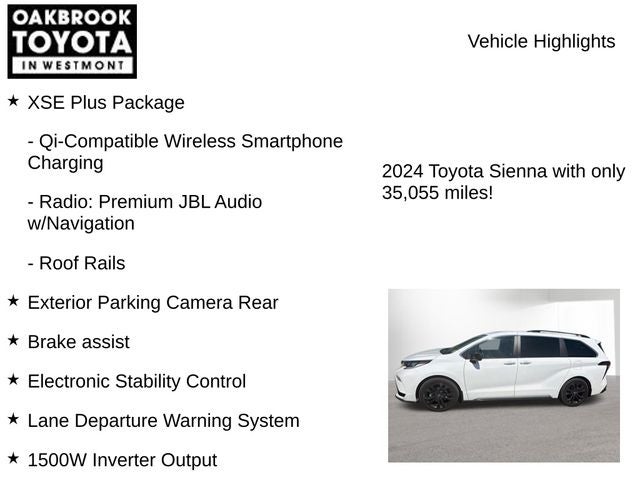 2024 Toyota Sienna XSE 7 Passenger