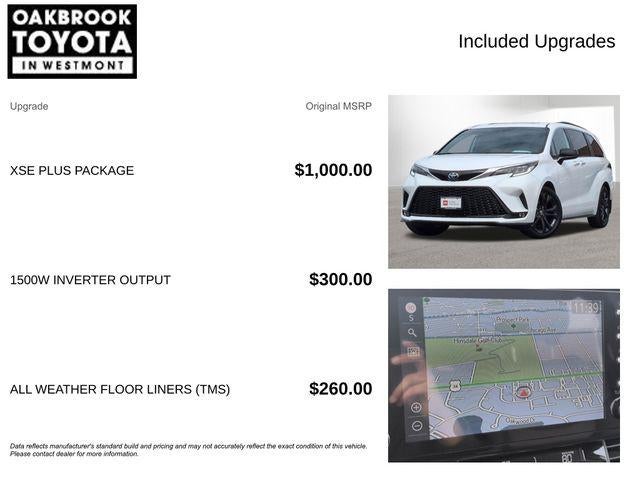 2024 Toyota SIENNA XSE XSE 7 Passenger