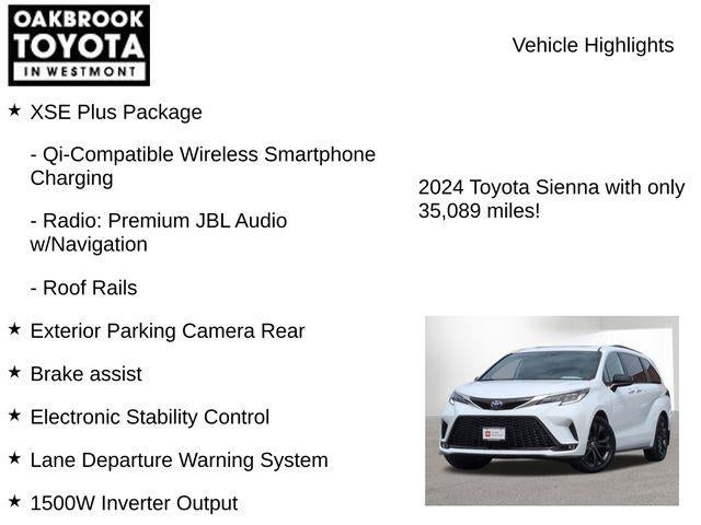 2024 Toyota SIENNA XSE XSE 7 Passenger