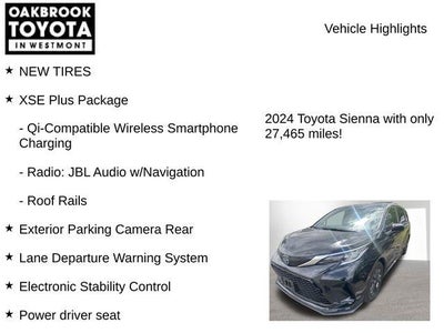 2024 Toyota SIENNA XSE AWD XSE 7 Passenger
