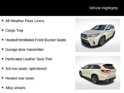 2018 Toyota Highlander Limited Platinum