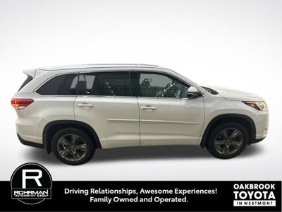 2018 Toyota Highlander Limited Platinum