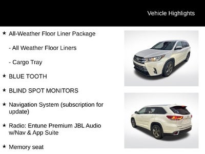 2018 Toyota Highlander Limited Platinum