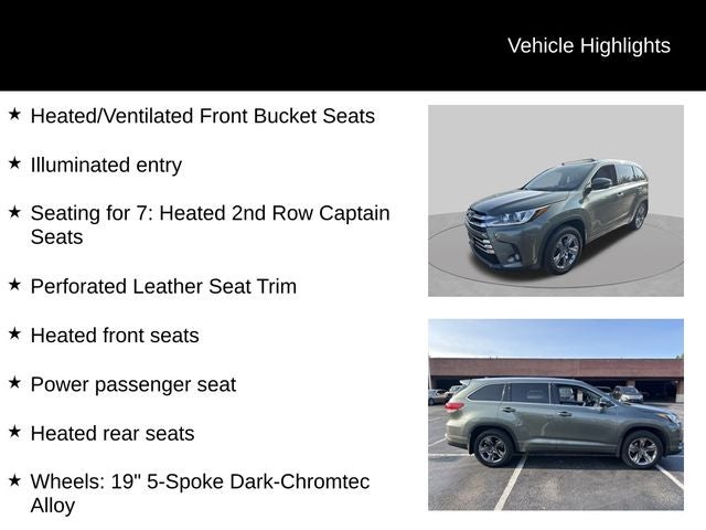 2017 Toyota Highlander Limited Platinum