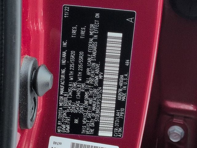 2023 Toyota HIGHLANDER HYBRD Platinum