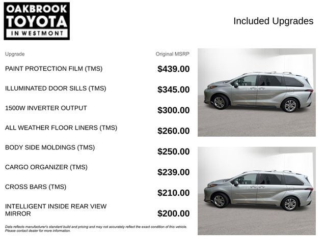 2024 Toyota Sienna Platinum 7 Passenger