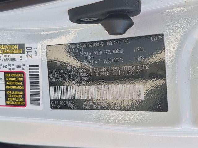 2025 Toyota Sienna Platinum 7 Passenger