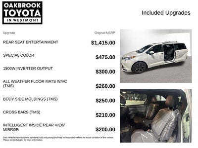 2025 Toyota Sienna Platinum 7 Passenger