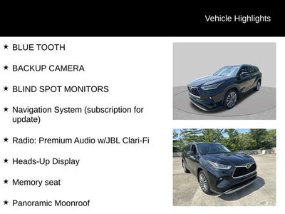 2021 Toyota Highlander Platinum