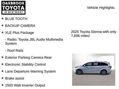 2025 Toyota SIENNA XLE XLE