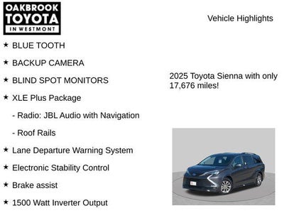 2025 Toyota Sienna XLE 7 Passenger