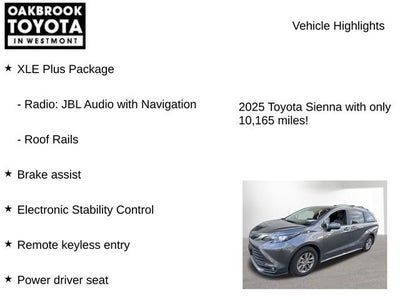 2025 Toyota Sienna XLE 7 Passenger
