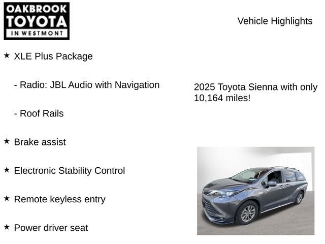 2025 Toyota Sienna XLE 7 Passenger