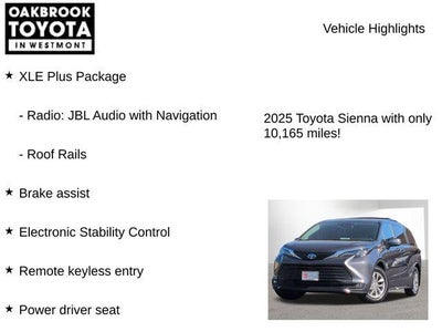 2025 Toyota SIENNA XLE AWD XLE 7 Passenger