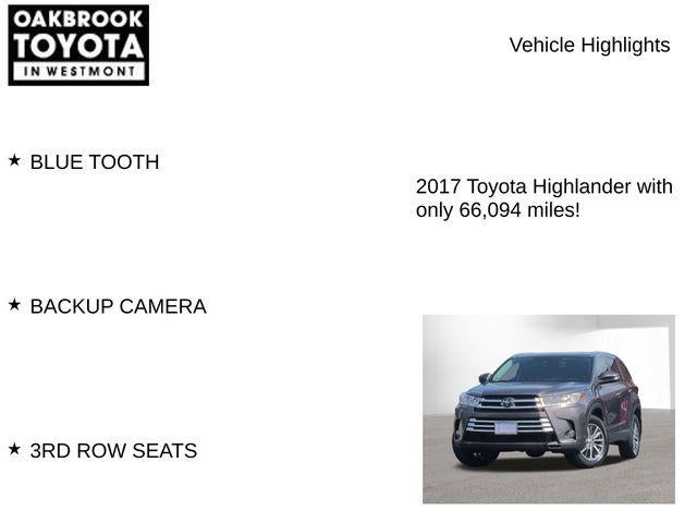 2017 Toyota Highlander XLE