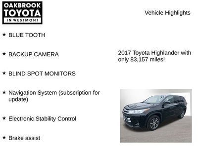 2017 Toyota HIGHLANDER XLE