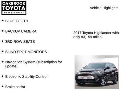 2017 Toyota HIGHLANDER XLE