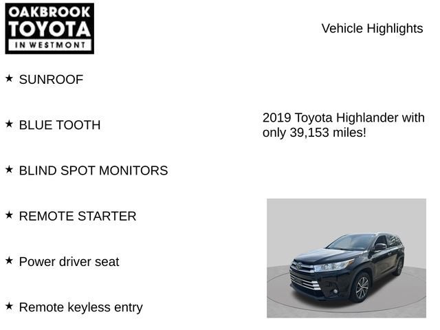 2019 Toyota Highlander XLE