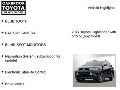 2017 Toyota HIGHLANDER XLE