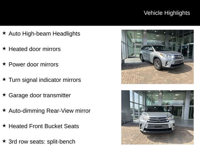 2018 Toyota Highlander XLE