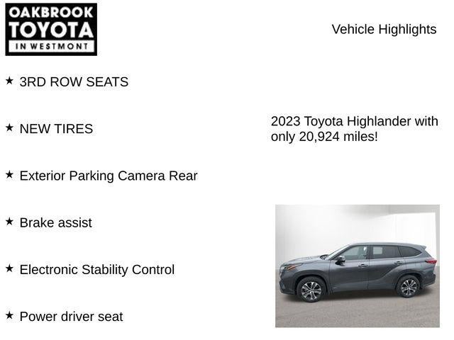 2023 Toyota HIGHLANDER HYBRD XLE