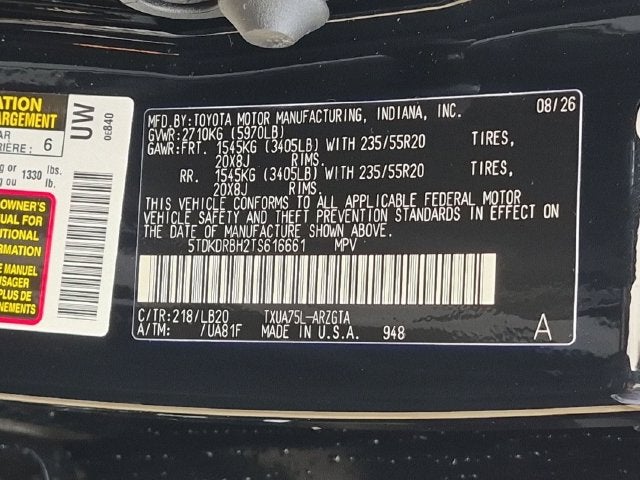 2026 Toyota Highlander Limited