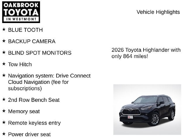 2026 Toyota Highlander Limited
