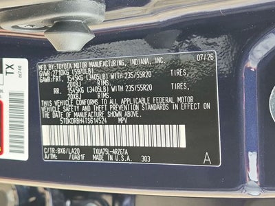 2026 Toyota Highlander Platinum